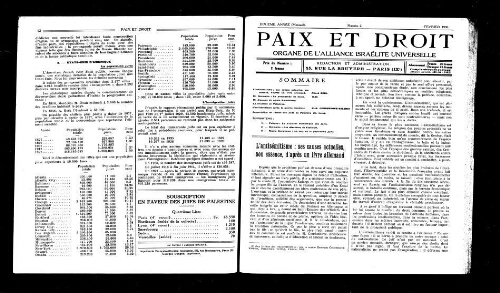 Paix et Droit.  (01/02/1930)